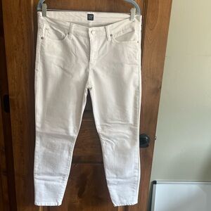 GAP Women's Crisp White Skinny Jeans
